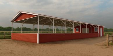 Prefabricated Metal Buildings, Custom Metal Panels situated for a high-quality chicken roost/Run