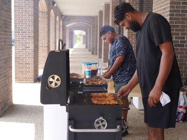 You can’t beat being on the grill, surrounded by your favorite cars — good vibes and horsepower.