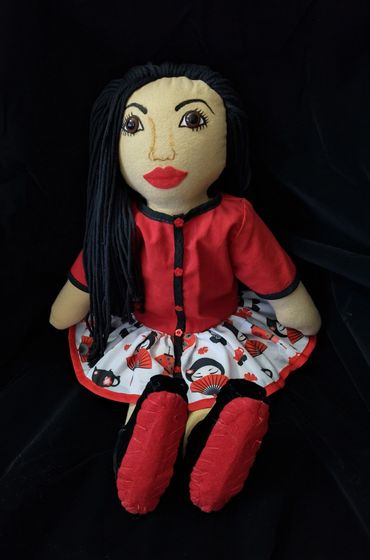 Asian cloth doll
