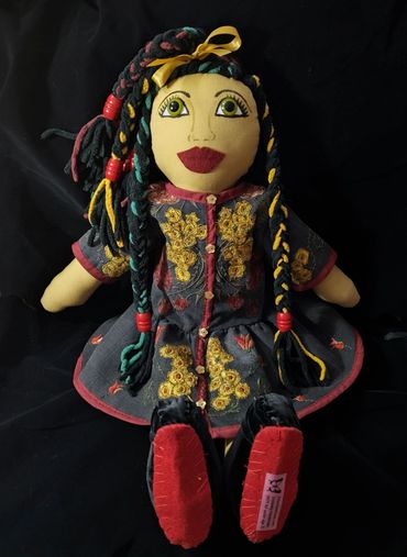 Middle Eastern/ Central Asian cloth doll