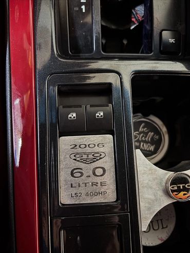 Accessories custom painted to enhance the interior of the car.