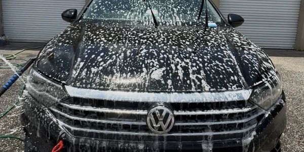 Volkswagen getting a detailed wash