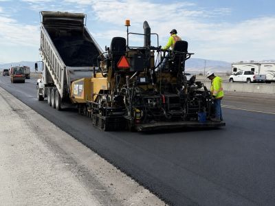 Asphalt paving image