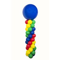 Columna de globos.