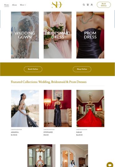 E-Commerce Website Builder for retail apparell shop
