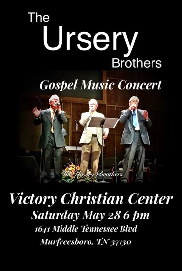 Promo for our concert at Victory Christian Center