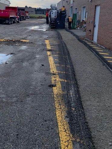 Grinding or Milling Industrial Asphalt Paving Parking Lot Future Paving GTA