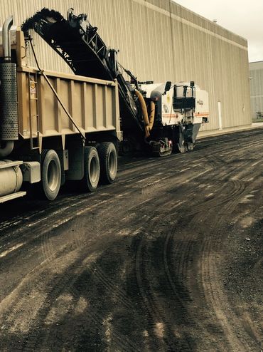 Grinding or Milling Industrial Asphalt Paving Parking Lot Future Paving Etobicoke