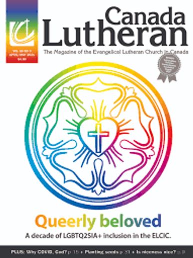 Award Winning Art by Catherine Crivici for Canada Lutheran 36:3