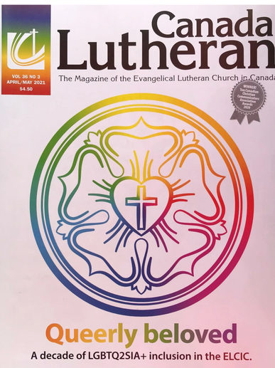 Award Winning Cover Art by Catherine Crivici for Canada Lutheran.