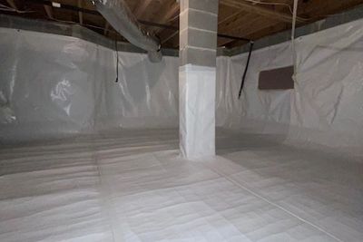 Crawl Space Encapsulation in Hilton Head, South Carolina.