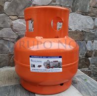 Cilindro de Gas LP de 10 lbs nuevo y con válvula de rosca.