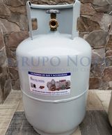 Cilindro de Gas LP de 25 lbs nuevo y con válvula de rosca.