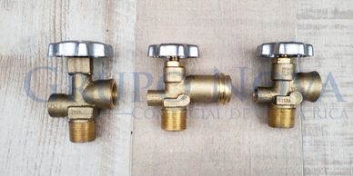 Válvulas para Cilindros de Gas LP.