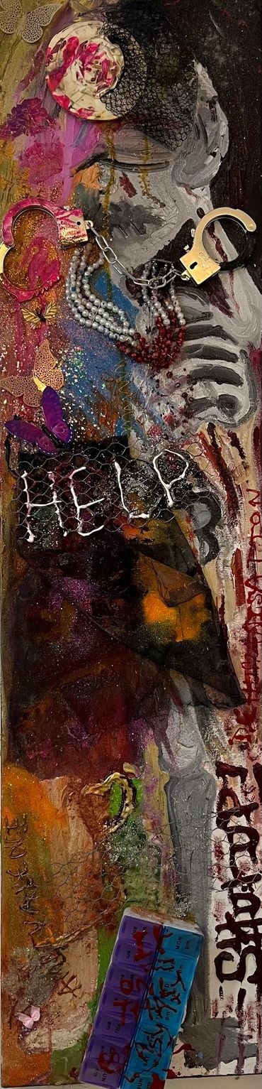 Prison on the mind mental health awareness artwork