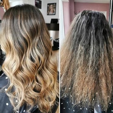 hair transformation
balayage hair
blonde balayage
golden blonde hair