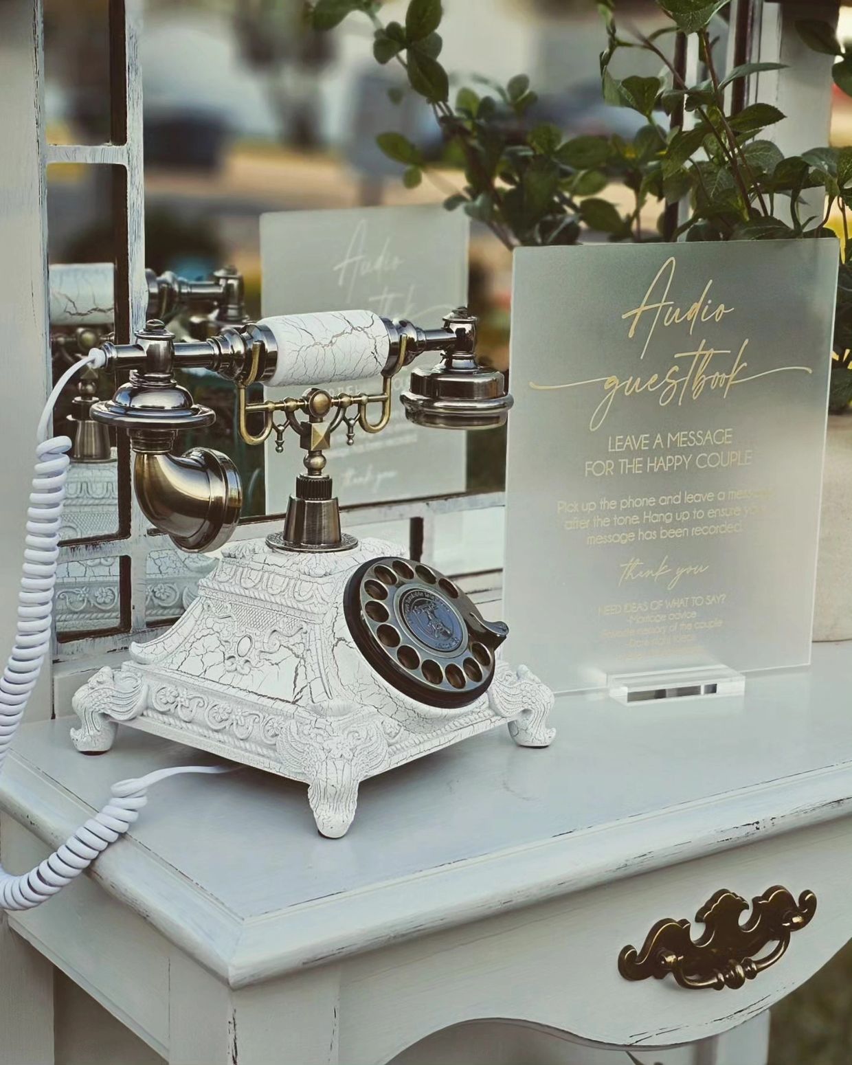 Vintage audio guestbook, unique wedding guestbook, audio guestbook set ups, audio guestbook rental