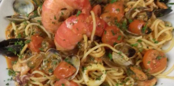 Sea food dish as in Italy