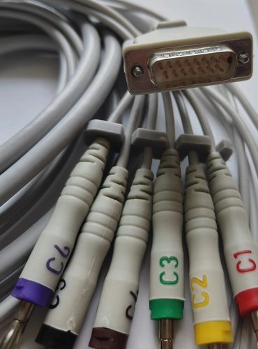 10 lead ecg cable for BPL/PHILLIPS/MINDRAY/SCHILLER.