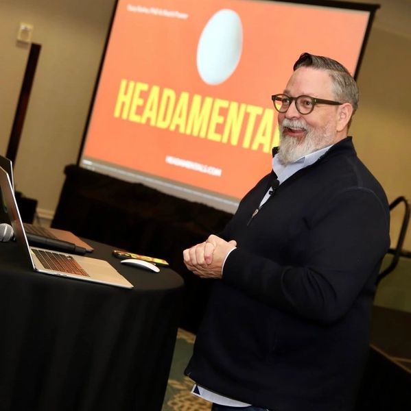 Headamentals by Rhett Power on leadership and self-talk. Teaching class at Harvard.