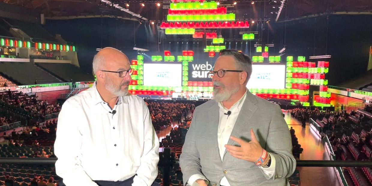 Keynote speaker Rhett Power on leadership, business, culture,AI, and growth. TV interview