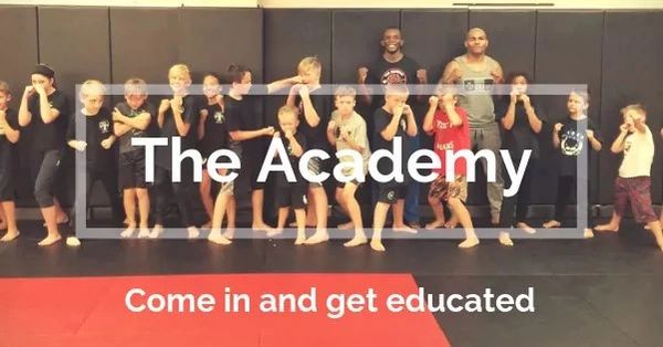The Academy of Martial Arts & Fitness. "Come in and get educated."