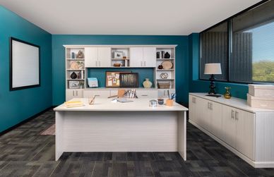 Office workspace in Arctic and Flat Panel