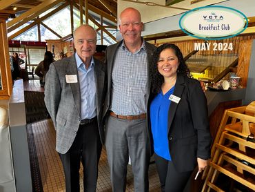 Vice Mayor Kevin Kildee, Martin Erickson with VCTC, and Councilmember Dr. Martita Martinez-Bravo