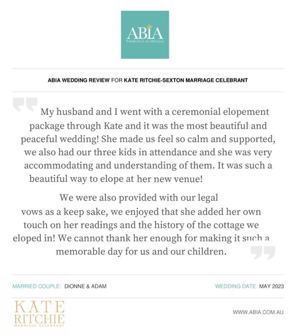 Ballarat Marriage Registry