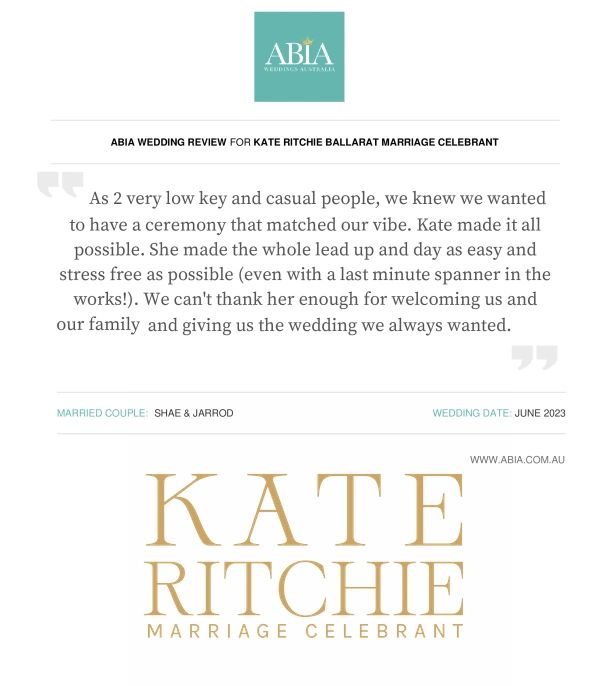 Ballarat Marriage Registry