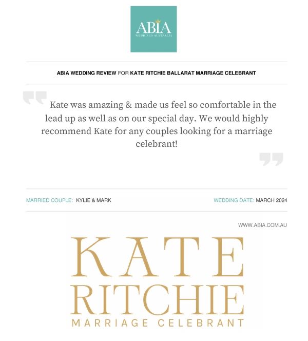 Ballarat Marriage Registry review