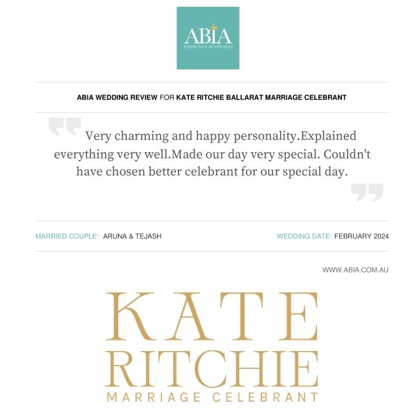 Ballarat Marriage Registry review