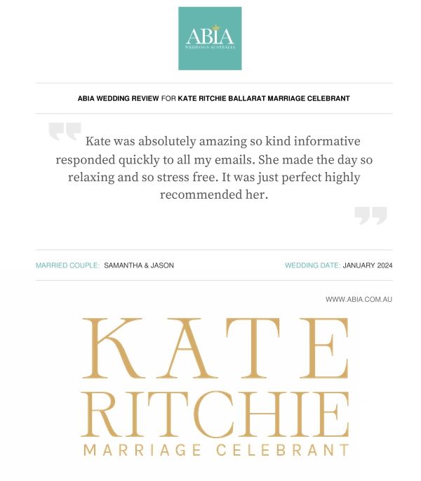 Ballarat Marriage Registry review