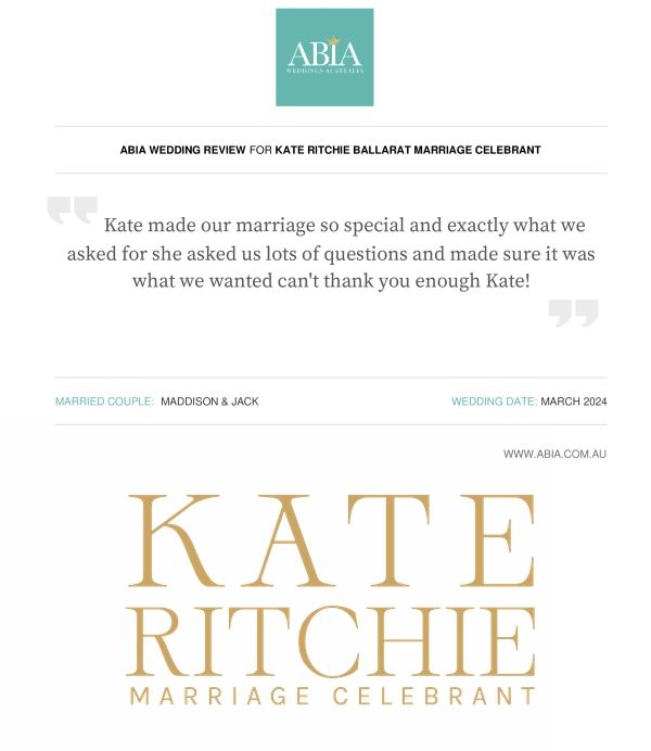 Ballarat Marriage Registry Review