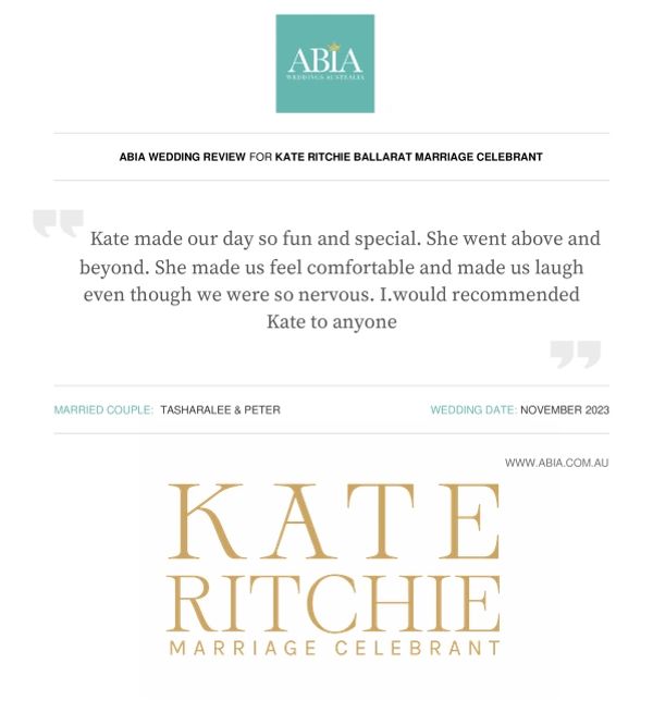 Ballarat Marriage Registry review