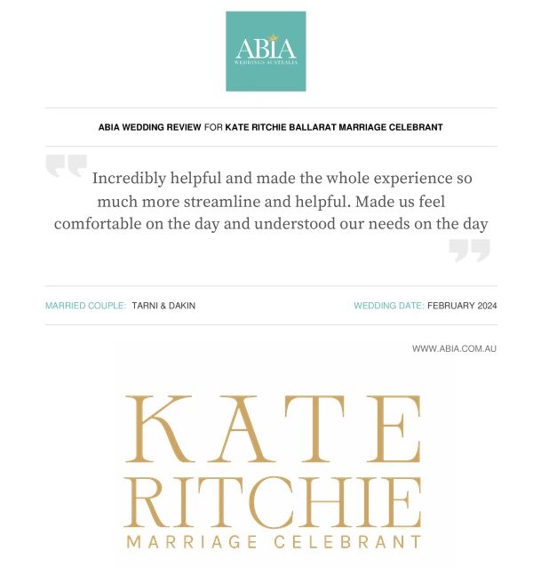 Ballarat Marriage Registry review