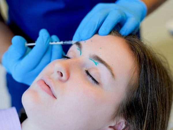 Dr Walters injecting botox