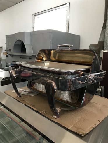 Brass full size chafer , we have 2 - $ 500 each