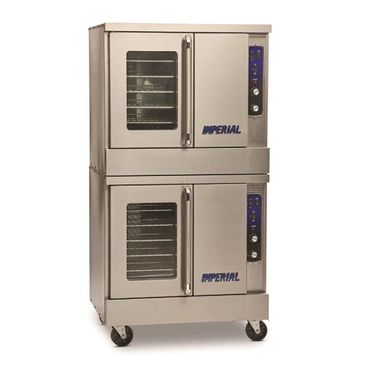   Imperial ICVG-2 Convection Oven, gas, (2) deck, (2) speed fan motor,120v/50/60/1-ph, 9.0 amps (per