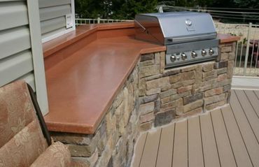 Outdoor Kitchen/Concrete Counter top
