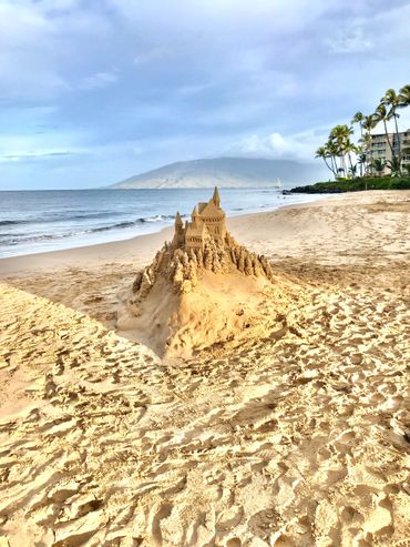 Sandcastle by Scotty Dodson at KAM II Beach IN KIHEI ON THE ISLAND OF MAUI