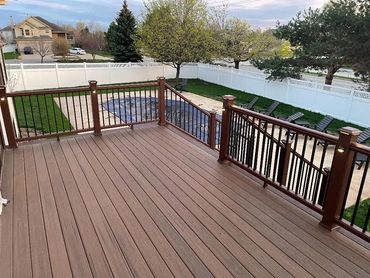 Trex decking Plainfield
Deck Builder near me
Elevated Trex Deck
Deck builders Plainfield il