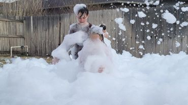 Children bumping and jumping into each other while playing at their party!