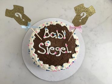 Gender Reveal Cake