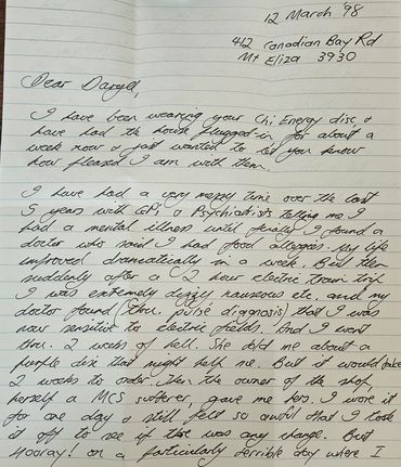 handwritten client success testimonial