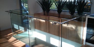 Stainless Steel railing and glass balustrade in Brisbane