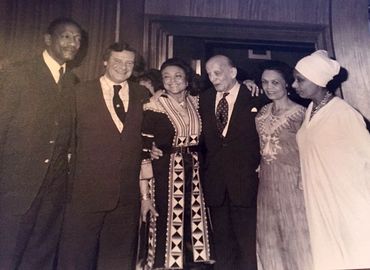 Dr Arthur Wint attends official functions as Jamaica's High Commissioner to the Court of St James.