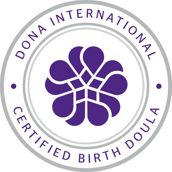 DONA International Certified Birth Doula badge