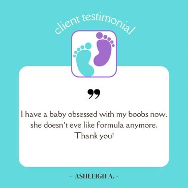 A client testimonial from Ashleigh A.