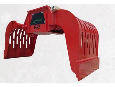 Green attachments yellow line non rotating hydraulic selector grabs